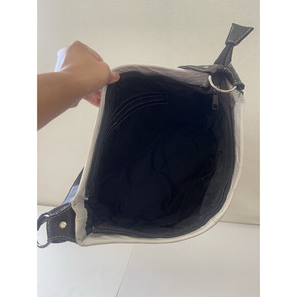 Coach Women’s White Shoulder Bag Dark Brown‎ Strap Please Read - Picture 9 of 16